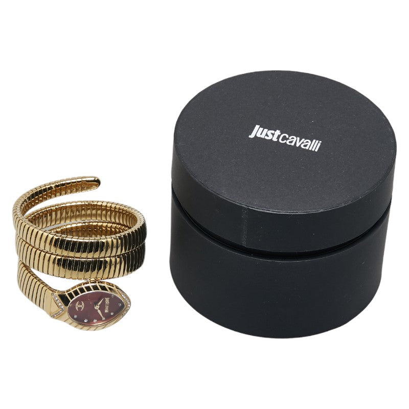 Just Cavalli  JC1L248M0035 Quartz Wine Red Dial  Steel  Just Cavalli