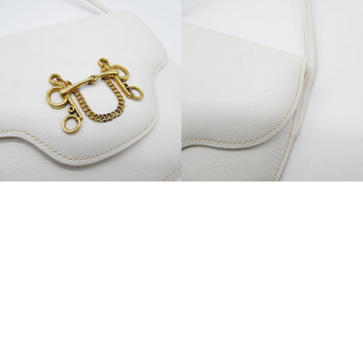 Hermes Hermes Soloney Shoulder Bag  White