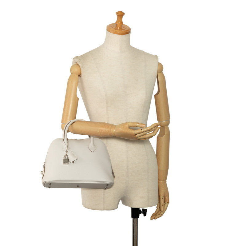 Hermes Bolide 1923 25 Handbag Shoulder Bag 2WAY Cre White Epsom  Hermes
