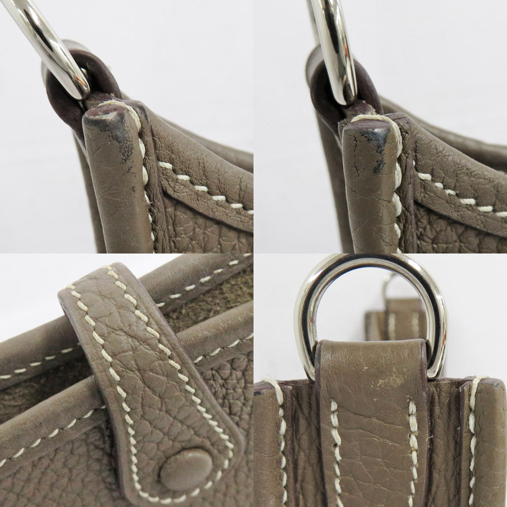Hermes Ebrin 16 TPM Amazon Mini-Etoupe Silver  clement Y  2020 Evelyn Shoulder Bag Cross-Body