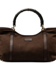 Gucci Bamboo Handbag 257302 Brown Canvas Leather  Gucci