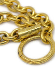 Chanel Mademoiselle Chain Pendant Necklace Gold