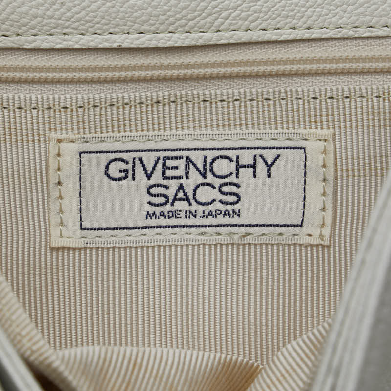 Givenchy 4G Logo Shoulder Bag White Leather  Givenchy