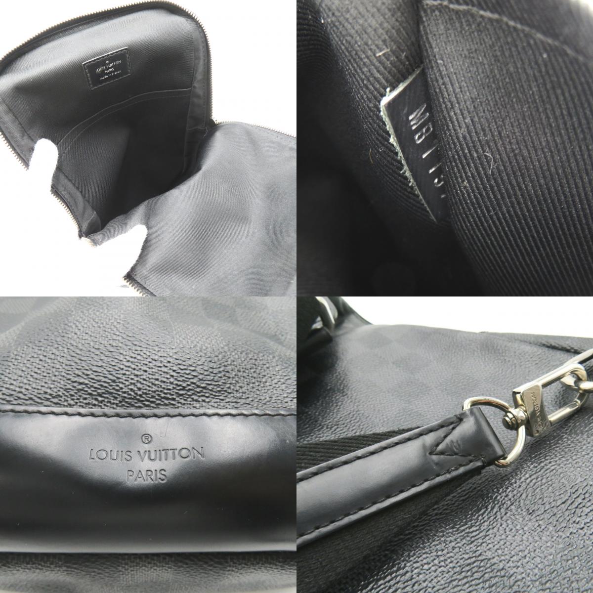 Louis Vuitton Louis Vuitton Avenue Sleeve Bag Shoulder Bag PVC Coated Canvas Damier Graffit   Grey N41719