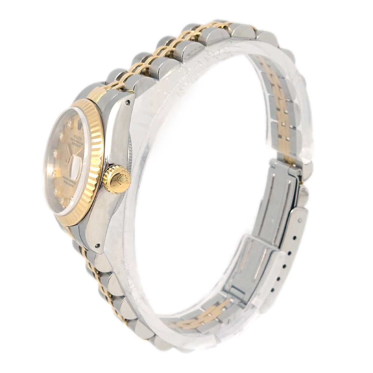 Rolex Oyster Perpetual Datejust 26mm Ref.69173G Watch 18KYG SS Diamond