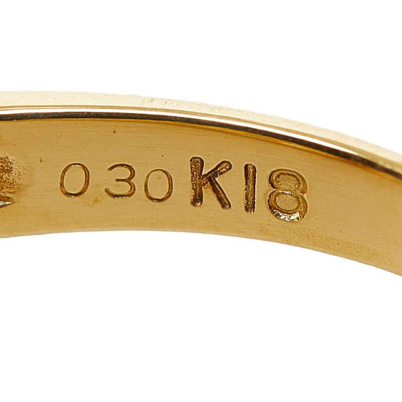 K18YG Yellow G Diamond 0.30ct Ring Ring  None. 12