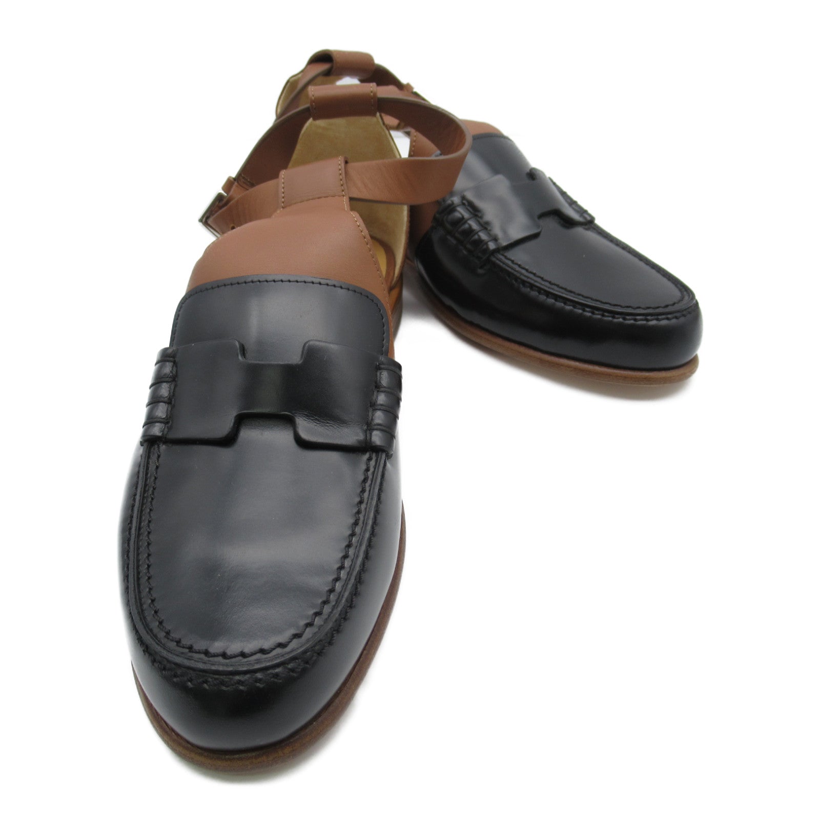 Hermes Hermes Sandalss Sandals Shoes Leather  Black/Gen