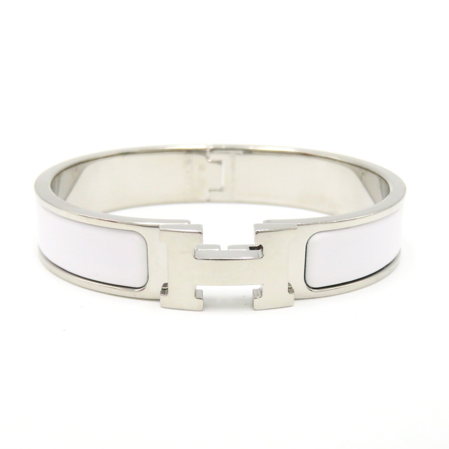 Hermes Hermes   PM Bangle Accessoires Plated  White/Silver