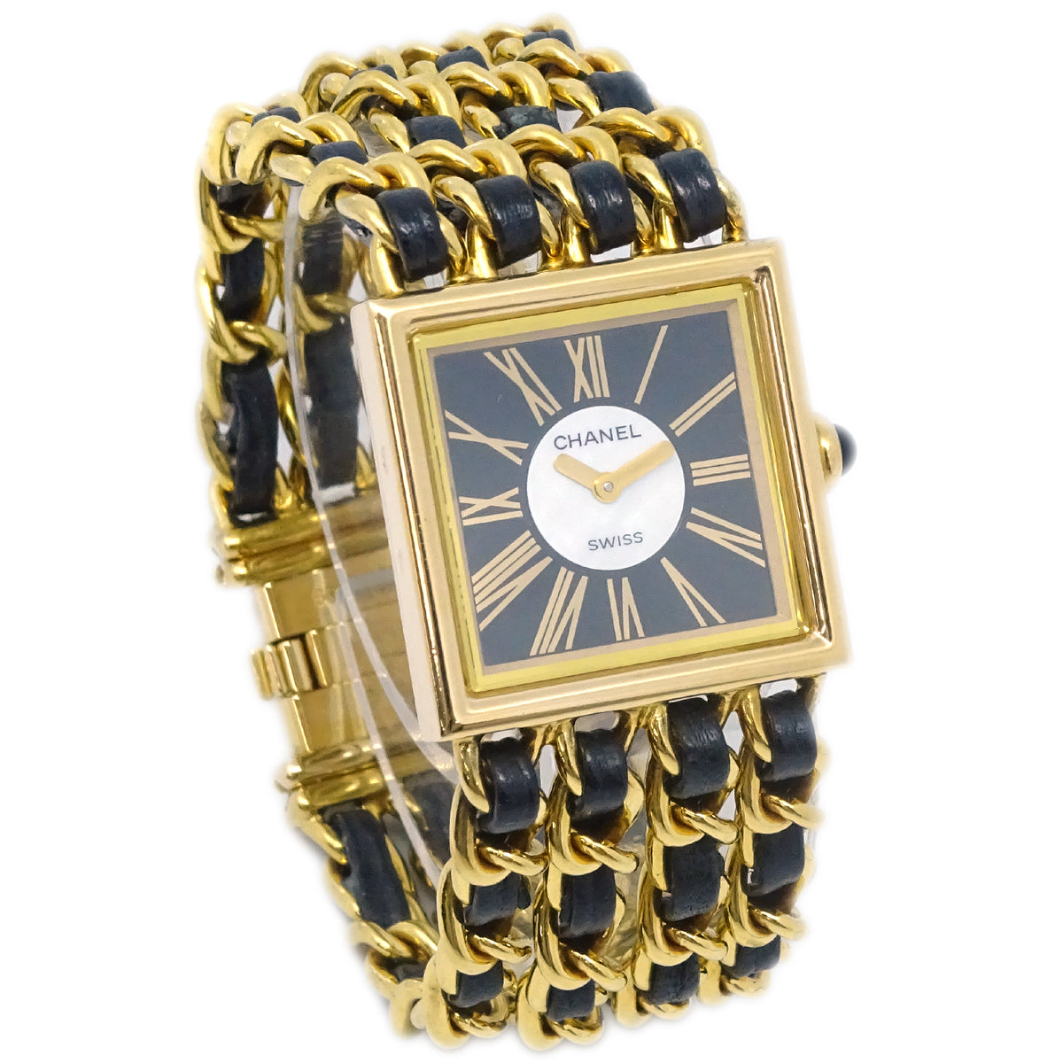 Chanel Mademoiselle Watch 18KYG Diamond