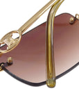 Celine Sunglasses Eyewear Brown Small Good