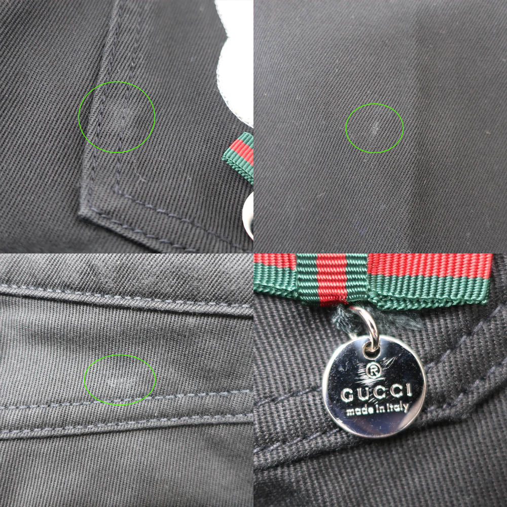 Gucci Pants Chihuahua Dog Applications Black Slack Bottoms Size 36  Female Apparel Clothes Fashion