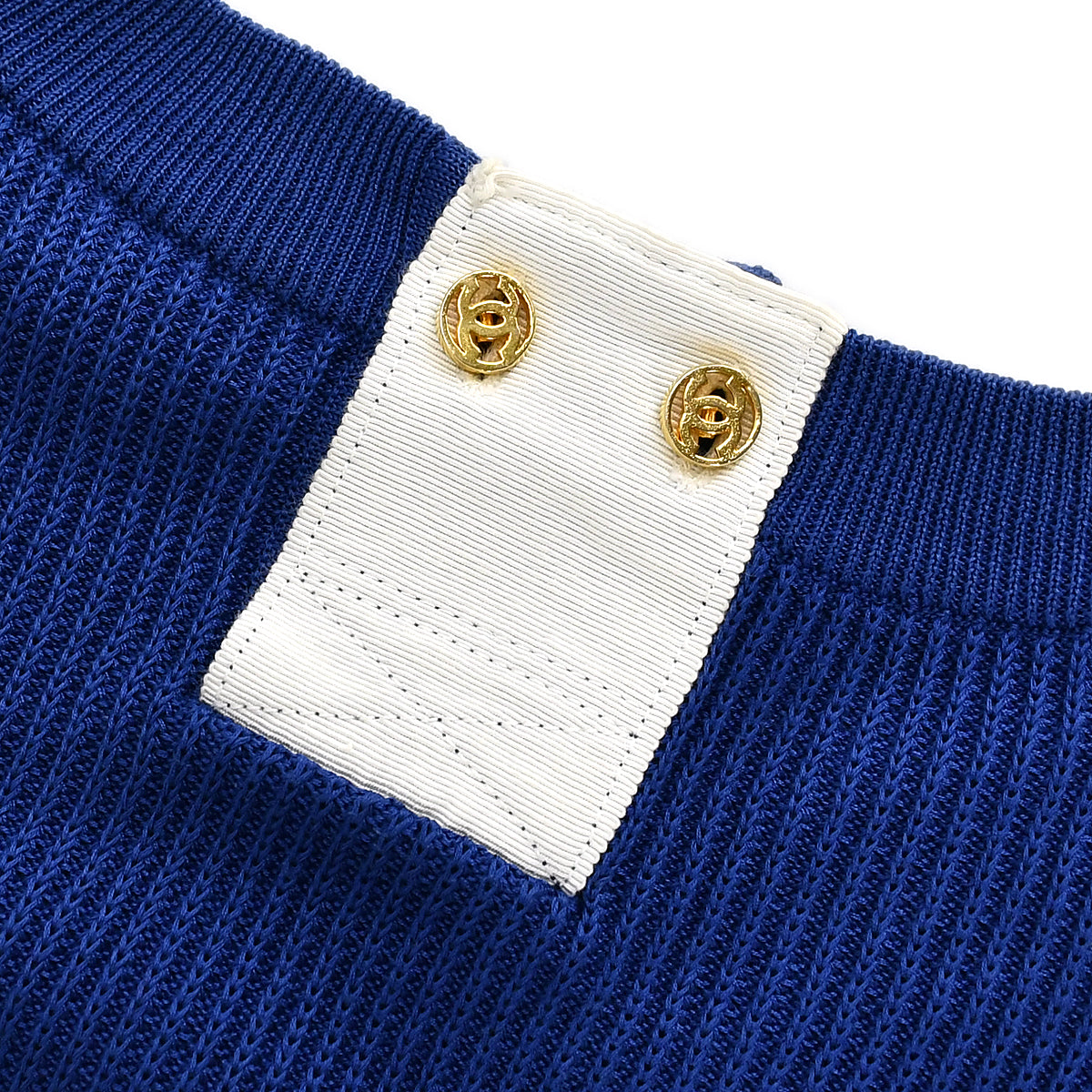 Chanel CC rib-knit top 