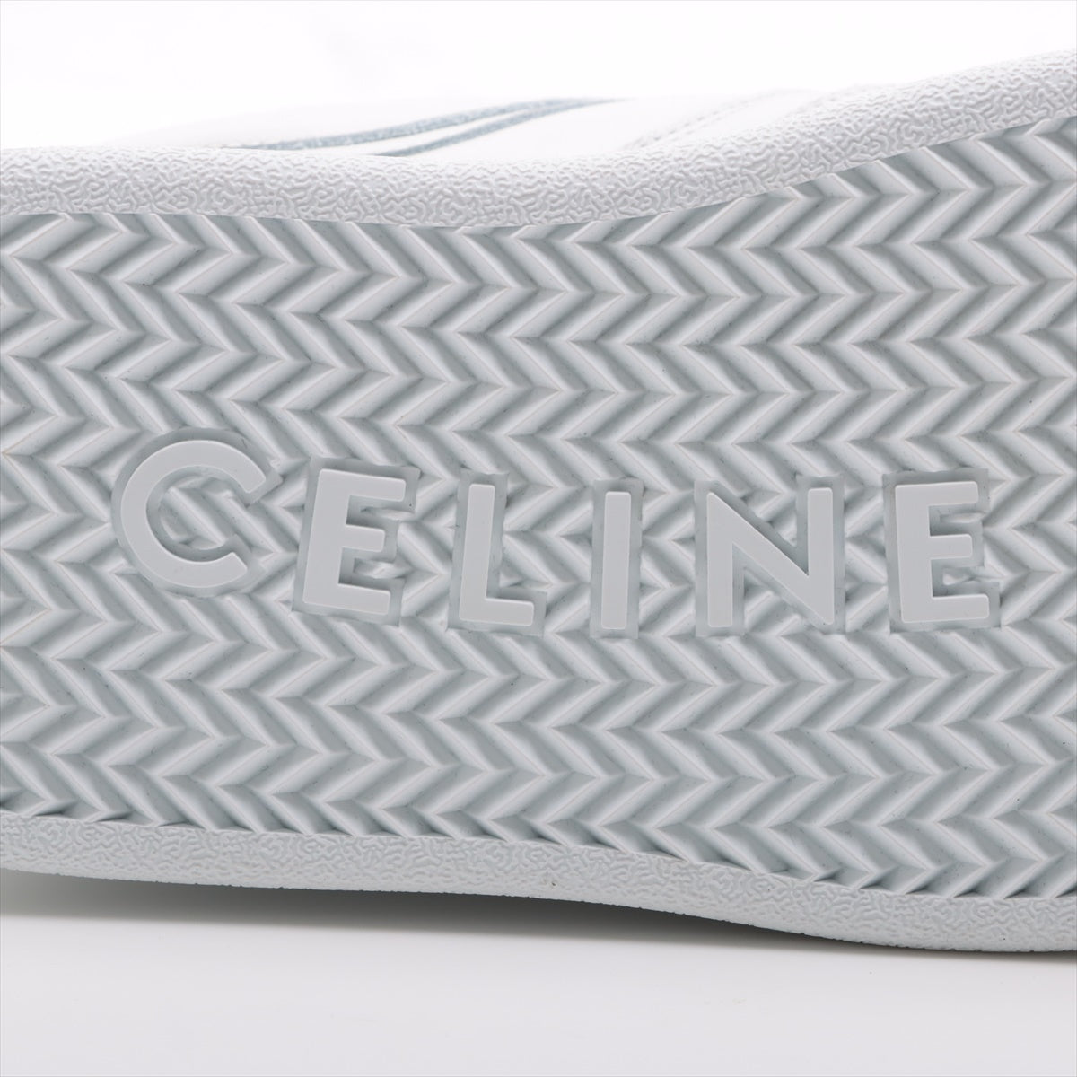 Celine Eddy Leather Highcut Sneaker 39  White RM0252