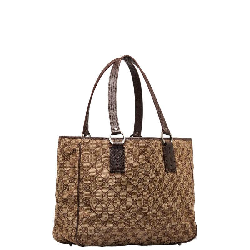 Gucci GG canvas handbag s bag 113017 Beige Brown canvas leather ladies Gucci