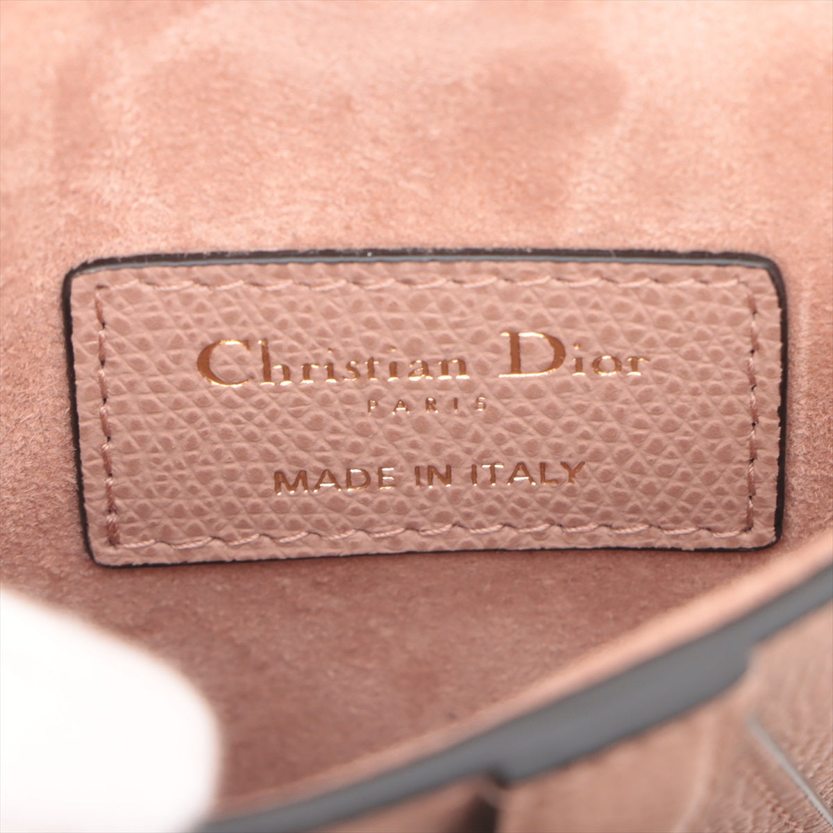 Christian Dior Saddle Leather Waistport Pink