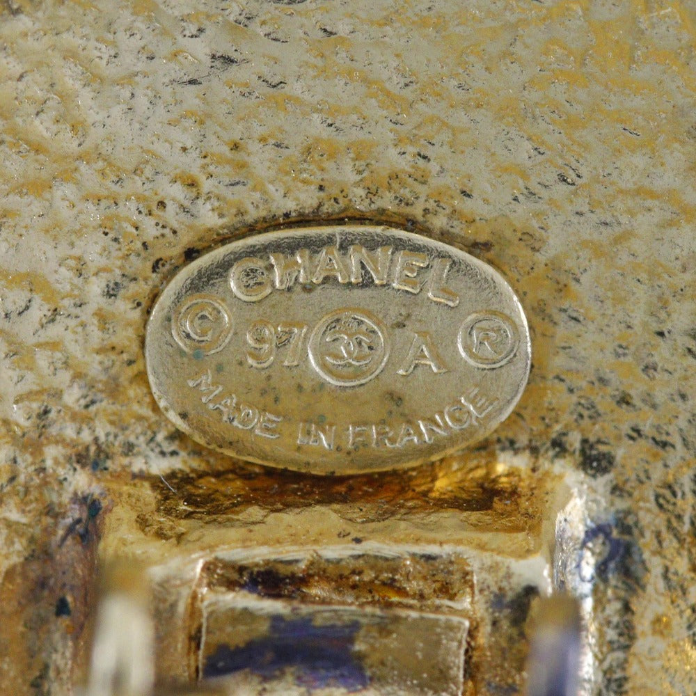 Chanel CHANEL COCOMARK Earring Vintage G  French made 1997 97A  20.2g COCO Mark