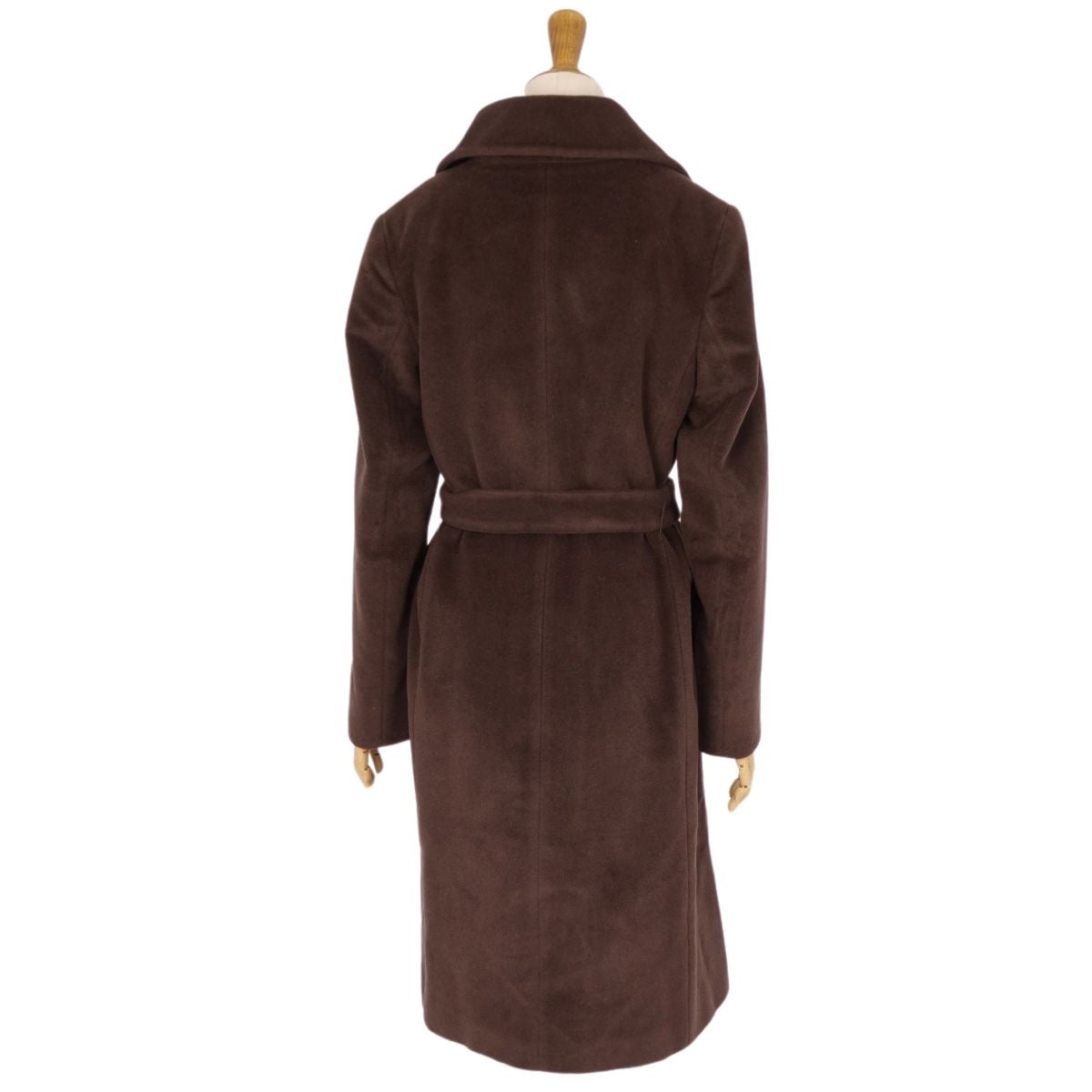 Max Mara Coat Chester Coat Wool Angola Landless Out  JI40 USA6 FB38 (M equivalent) Brown (M equivalent)