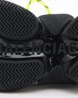 Balenciaga X Adidas Triple S Mesh X Leather Sneakers 40 Men Grey X Yellow 712821