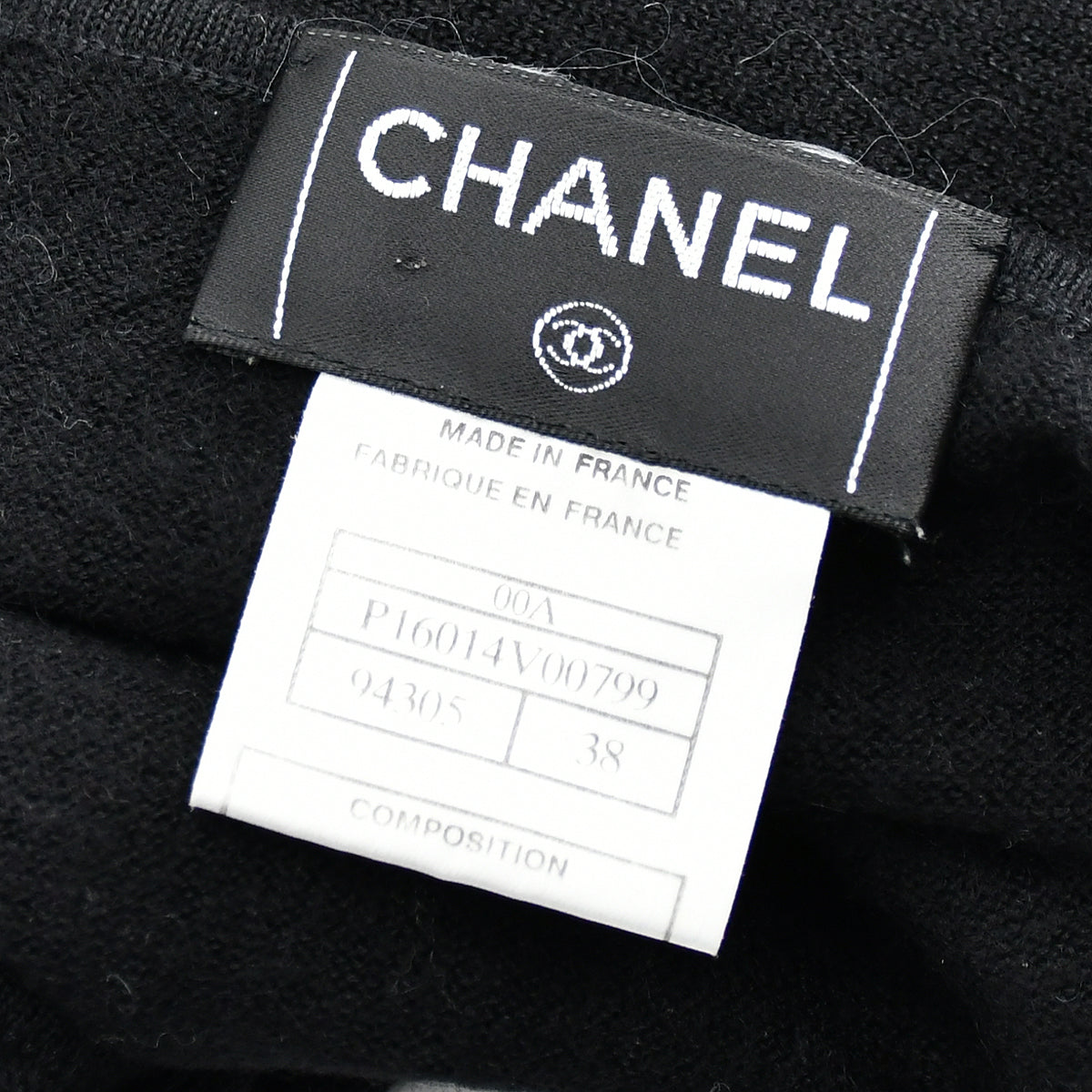 Chanel Sweater Black 00A 