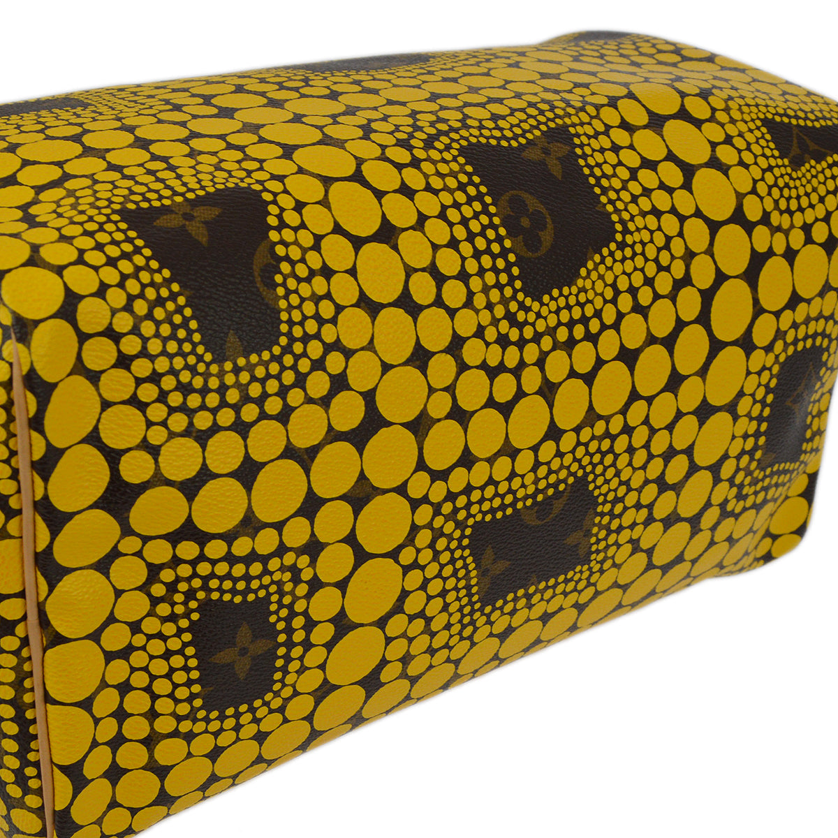 Louis Vuitton 2012 黃色南瓜點 Speedy 30 手提包 M40692