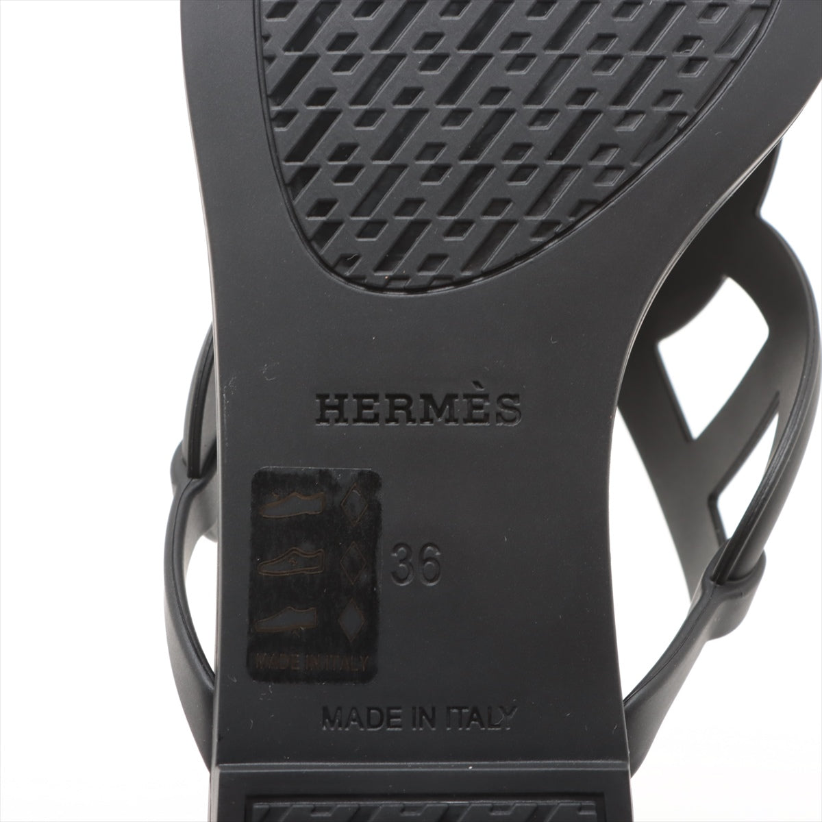 Hermes Egerie Lavier Sandal 36 Black  Shenudankur