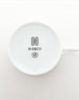 Hermes H Deco Cup and Saucer Ceramic Black