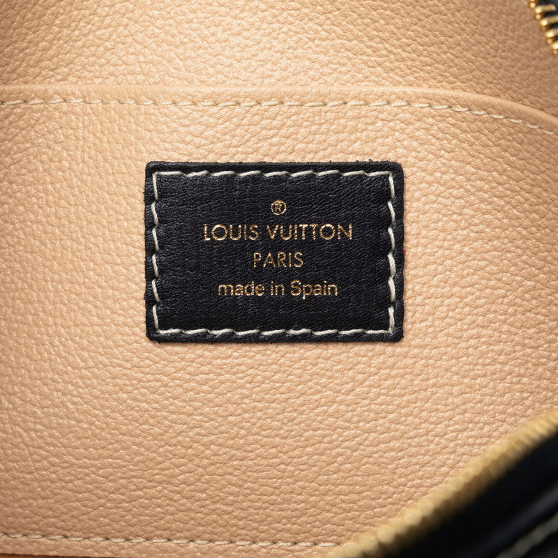 Louis Vuitton Monogram Idyl Poschet Cosmetic Pouch M40376 Anchor Grey Canvas Leather  Louis Vuitton