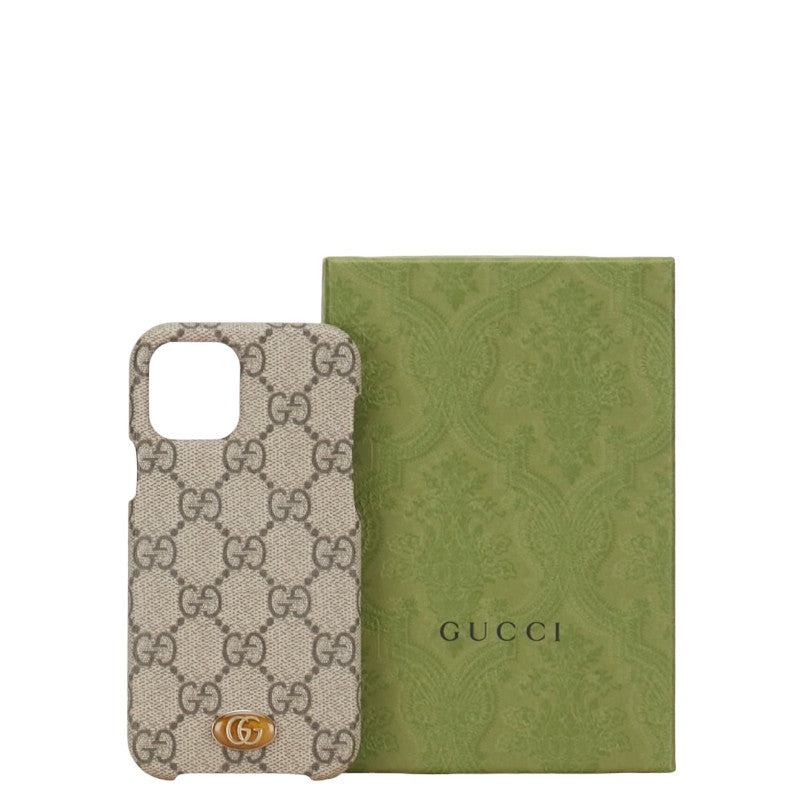 Gucci GG Supreme Bum iphone12/12Pro Case 668406 Beige PVC  Gucci