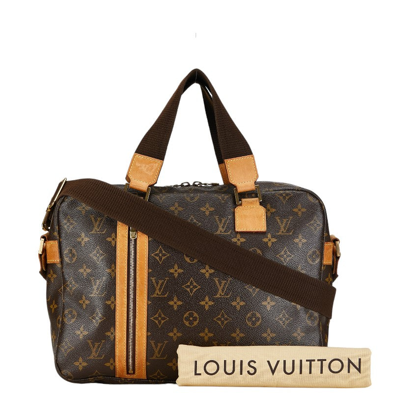 Louis Vuitton Monogram Soccer Boss F Handbag M40043 Brown PVC Leather  Louis Vuitton