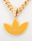 Gucci x Adidas Trefoil Chain Necklace GP G