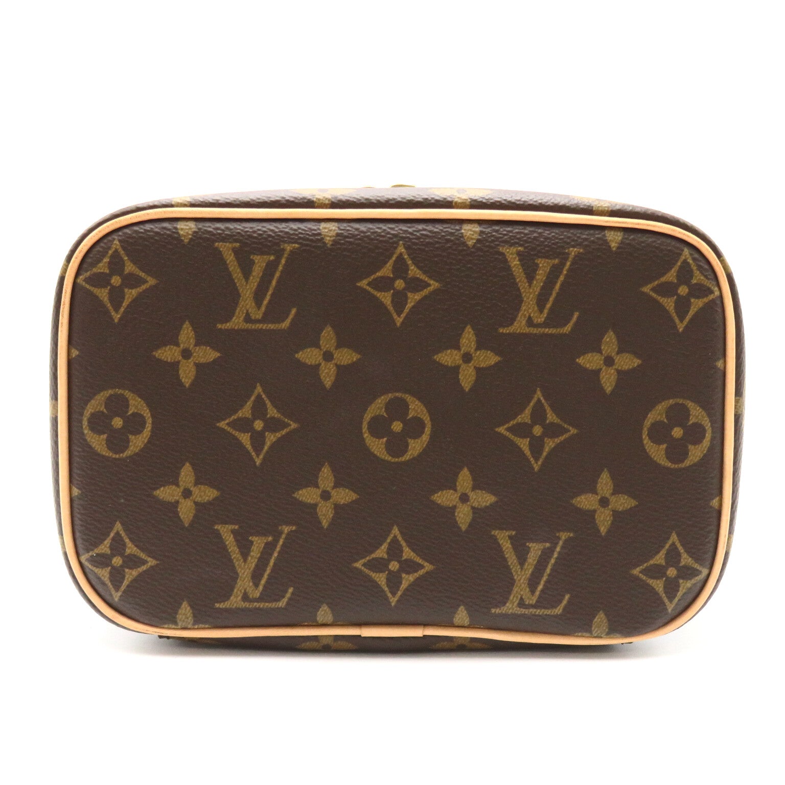 Louis Vuitton Louis Vuitton Nice Mini Vanity Bag Handbag PVC Coated Canvas Monogram  Brown M44495
