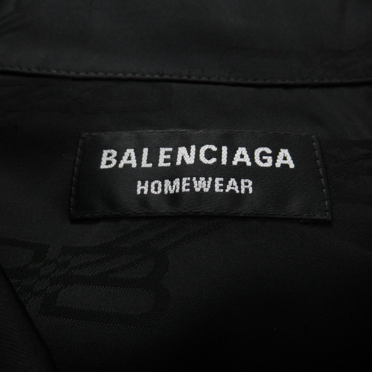 BALENCIAGA BB Logo  Long-Handed  Tops Lions Men Black 681812