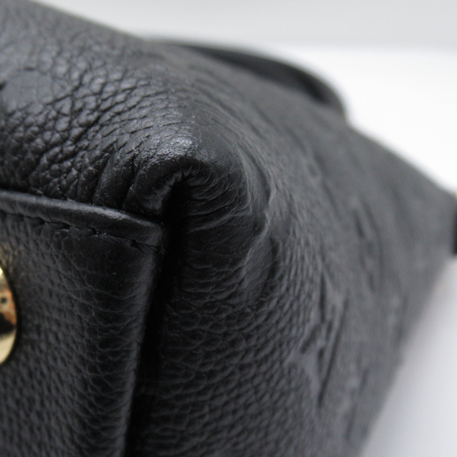 Louis Vuitton V Toot MM Shoulder Bag Leather Monogram Emplant  Black M44421