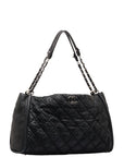 Chanel Matrases Coco Chain Tote Bag Shoulder Bag Black  S  Chanel