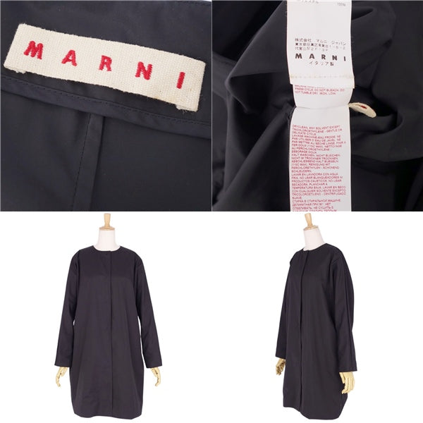 Marni One Earrings -Color  Bi Winged Tops  Made in Italy 38 (S equivalent) Black