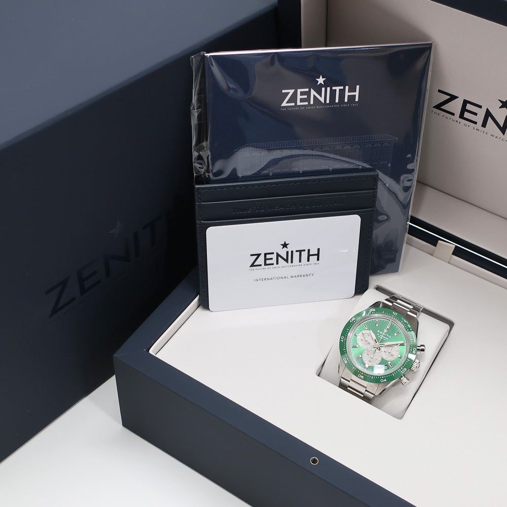 Zenith Chronomaster Sport Yosida Special Edition 03.3108.3600/57.M3100 Green Green SS Automatic Rolling  Watch 2024