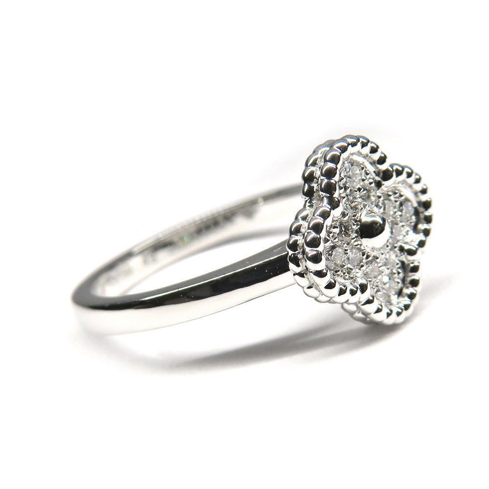 Van Cleef & Arpels Van Cleef & Arpels Suite Alhambra Ring Ring 750WG K18WG White G Diamond 
