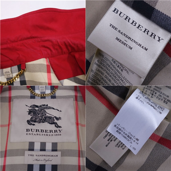 Burberry  The Sandringham Sandringham UK8 USA6 IT40 Red  Lord Sandringham UK8 USA6