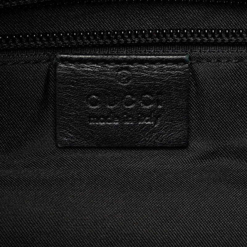 Gucci GG canvas handbag Tote bag 019 0402 black canvas leather ladies Gucci
