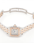 Cartier Panthéon du Cartier W3PN0006 SSPG QZ Silver Character Disk Too Much 2 Ds