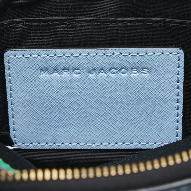 Mark Jacobs Snapshot G   Shoulder Bag Blue Green Leather  MARC JACOBS