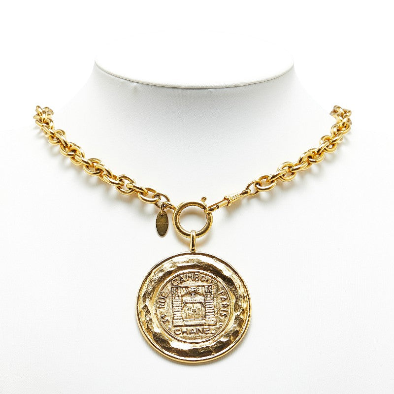 Chanel Combon Medal Necklaces G   Chanel
