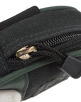 Chanel Sports Line Leg Bag Pouch Black Green