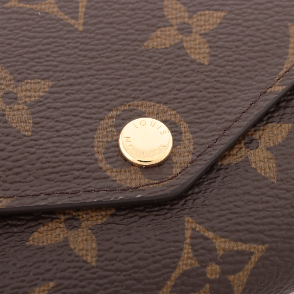 Louis Vuitton Monogram Portefoliosara M60531 Brown Long   Wallet