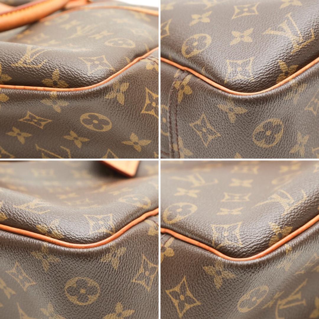 Authenticated Used Louis Vuitton Boston Bag Deauville Brown Monogram M47270 LOUIS  VUITTON Women's Nume Leather 