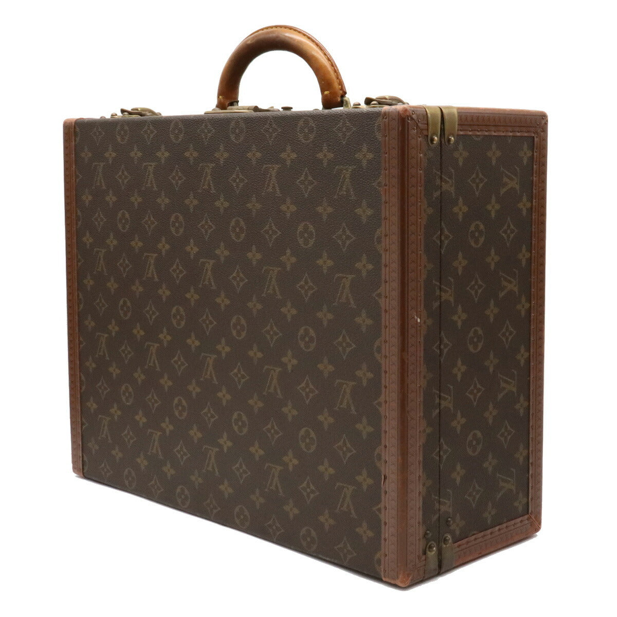 Louis Vuitton Monogram Super President Suitcase Business Bag Trunk Vintage