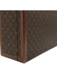 Louis Vuitton Monogram Super President Suitcase Business Bag Trunk Vintage