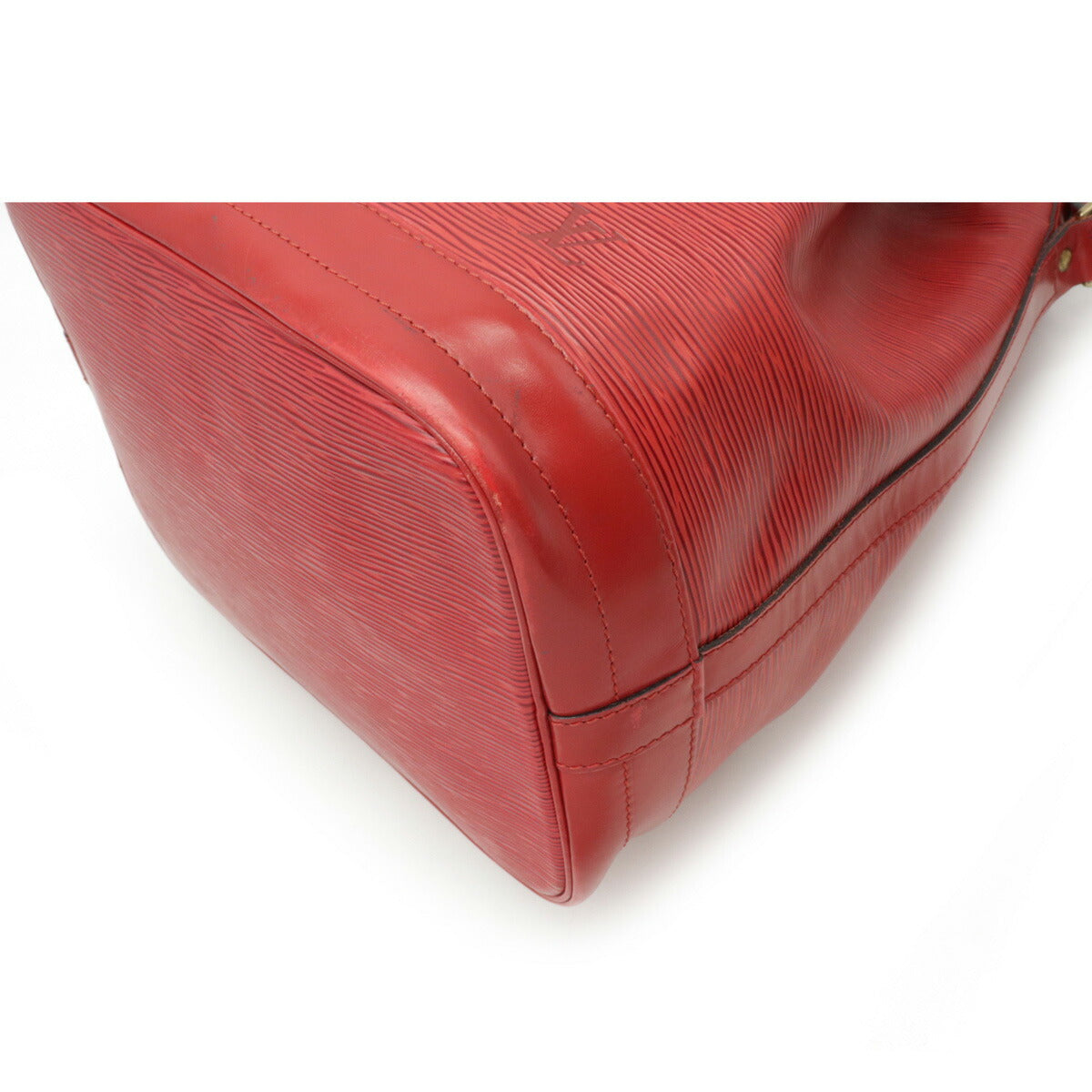 Louis Vuitton Epi Leather Shoulder Bucket Bag // Castilian Red