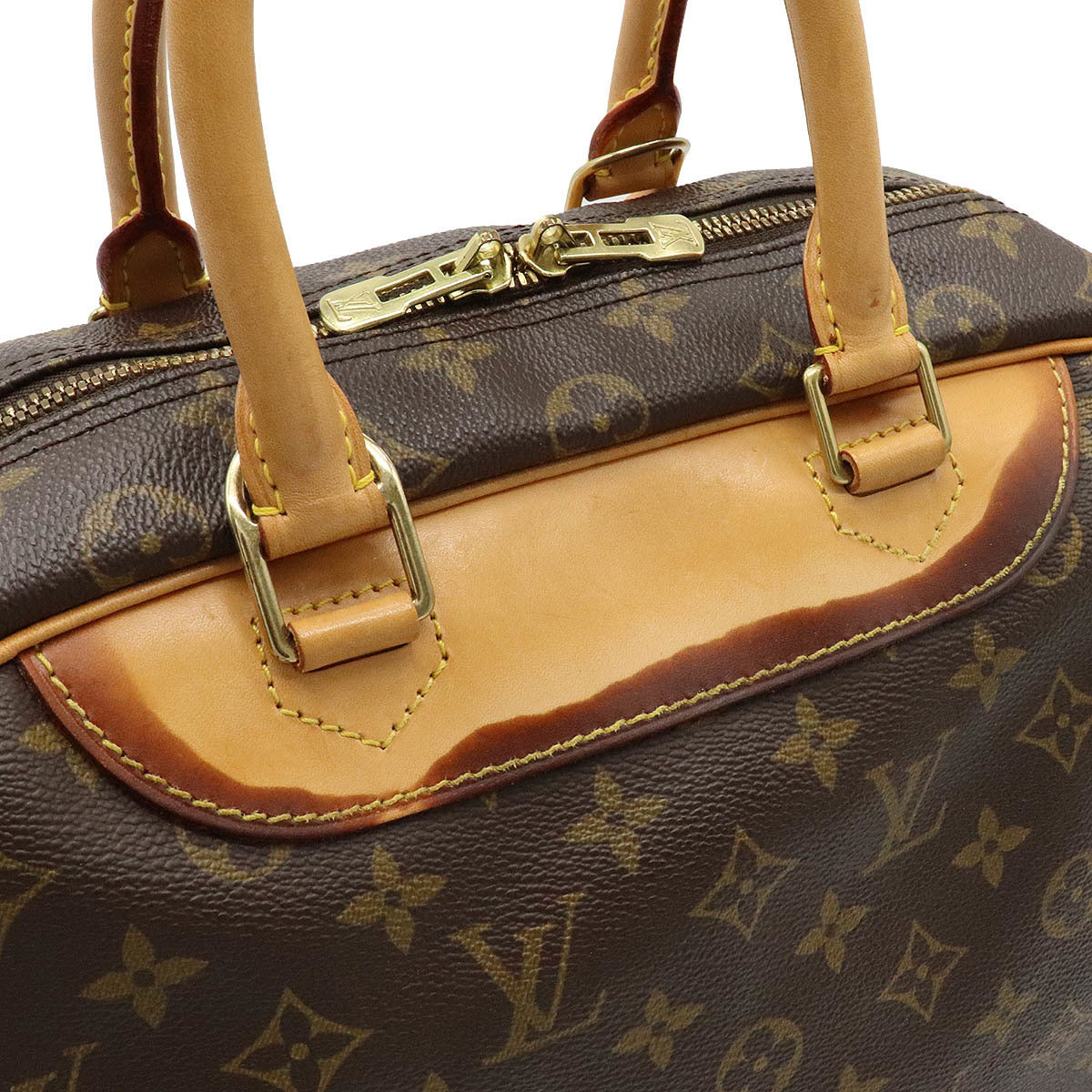 Louis Vuitton Deauville Handbag Mini Boston Bag M47270 – Timeless