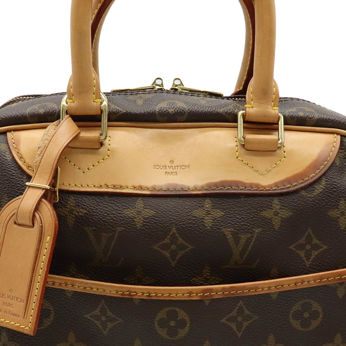 Louis Vuitton Deauville Handbag Monogram M47270 – Timeless Vintage